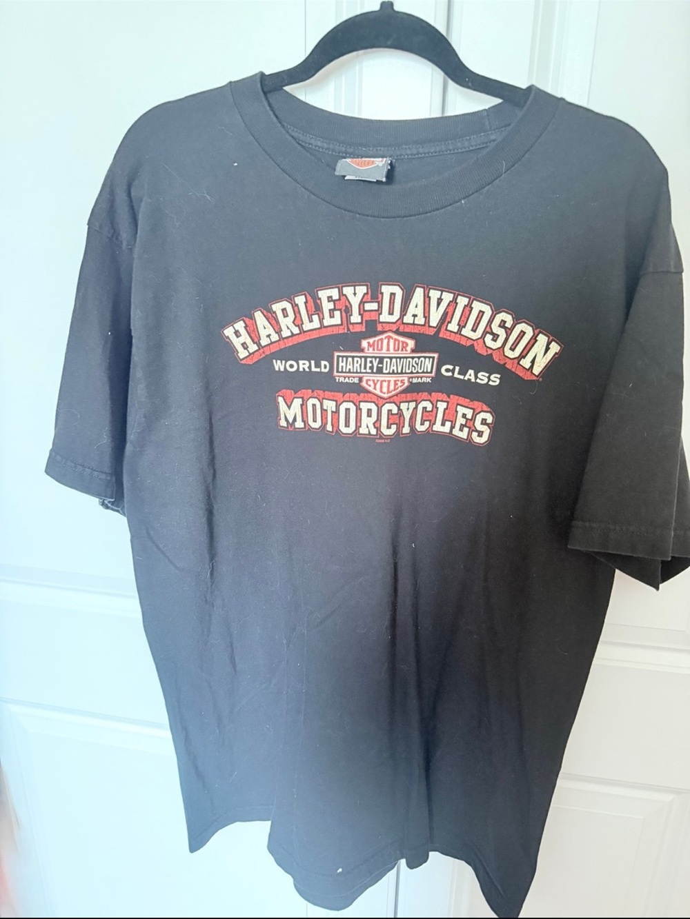Harley-Davidson Black Motorcycles Logo T-Shirt